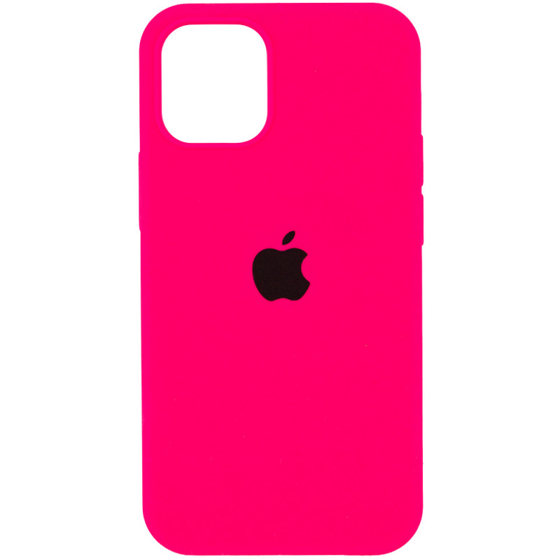 Чохол Silicone Case Full Protective (AA) на Apple iPhone 13 (6.1") (Рожевий / Barbie pink)