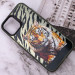 Фото TPU+PC чехол TakiTaki Magic glow для Apple iPhone 13 Pro Max (6.7") (Tiger on the ground / Black) на vchehle.ua