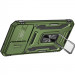 Фото Удароміцний чохол Camshield Army Ring на Samsung Galaxy S24+ (Оливковий / Army Green) на vchehle.ua