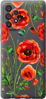 

Чехол Нарисованные маки для Samsung Galaxy A73 A736B 1633859