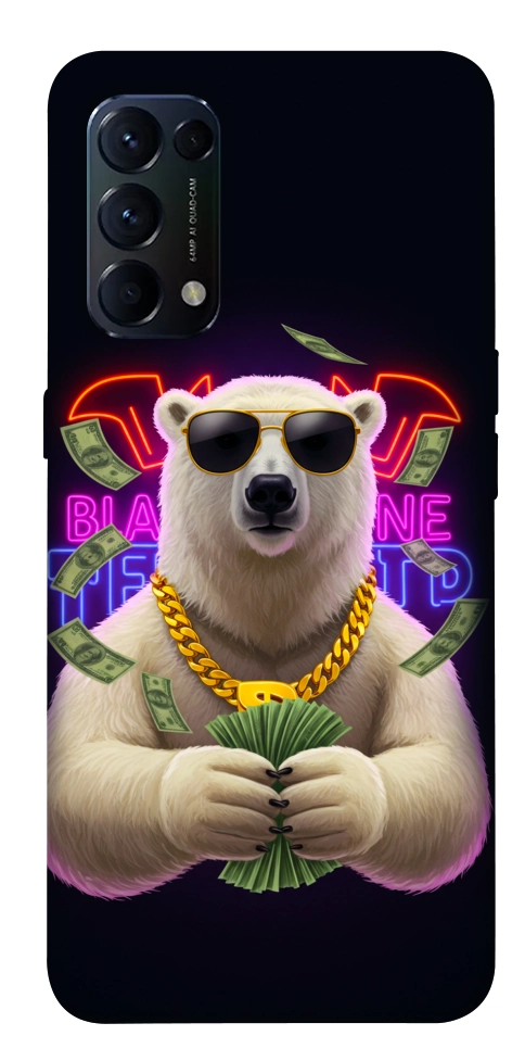 Чохол Money bear для Oppo Reno 5 4G