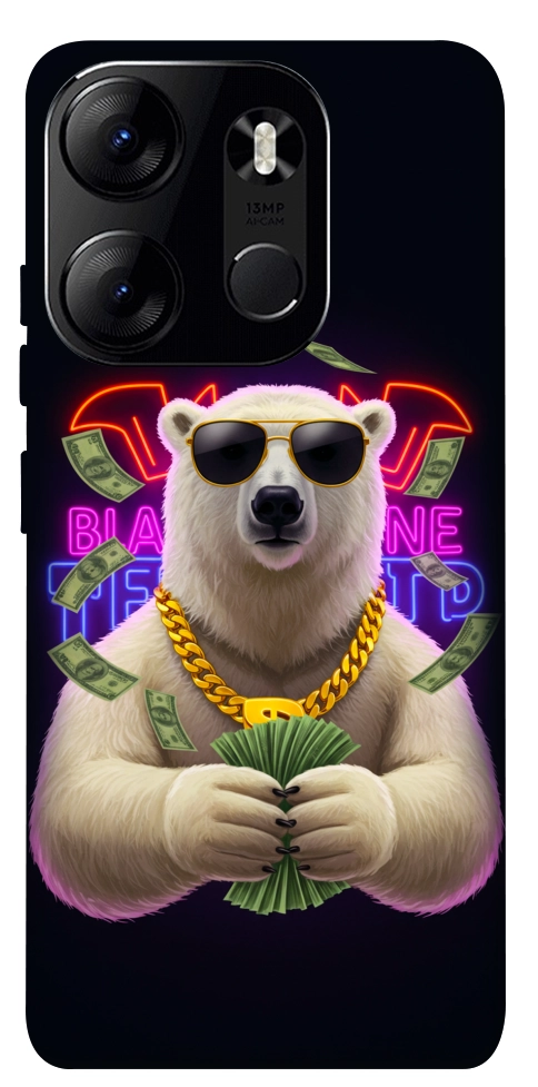 Чохол Money bear для Tecno Spark Go 2023