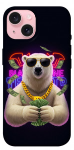 Чехол Money bear для iPhone 15