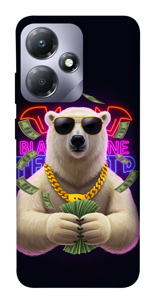 Чохол Money bear для Infinix Hot 30i