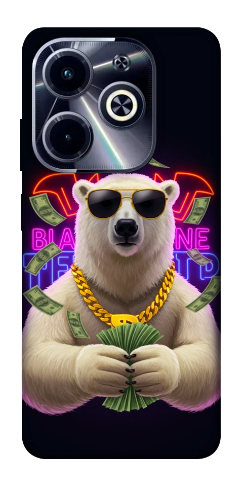 Чехол Money bear для Infinix Hot 40i