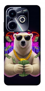 Чехол Money bear для Infinix Hot 40i