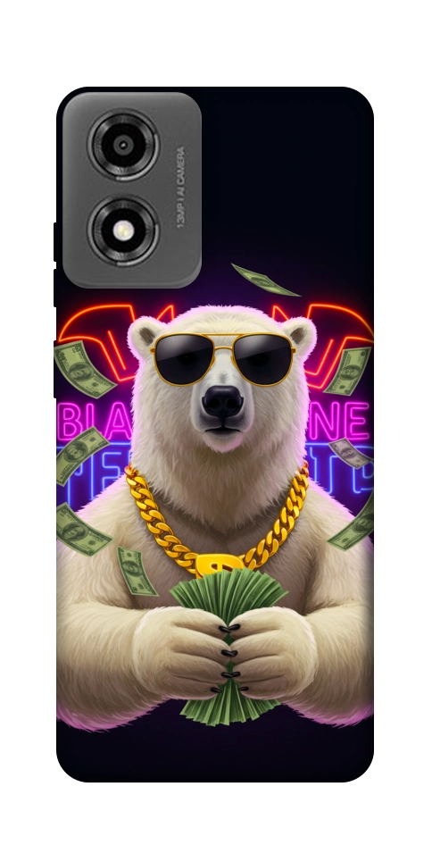 Чохол Money bear для Motorola Moto E14