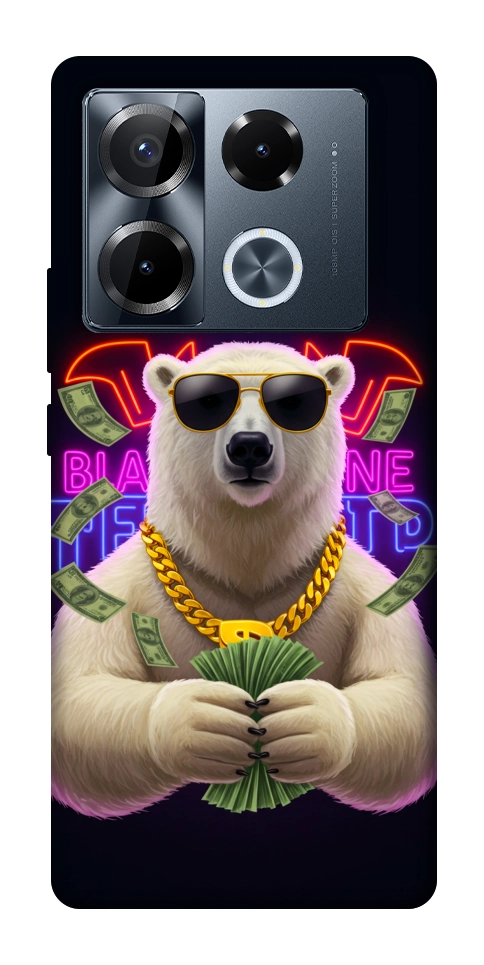Чохол Money bear для Infinix Note 40 Pro 4G