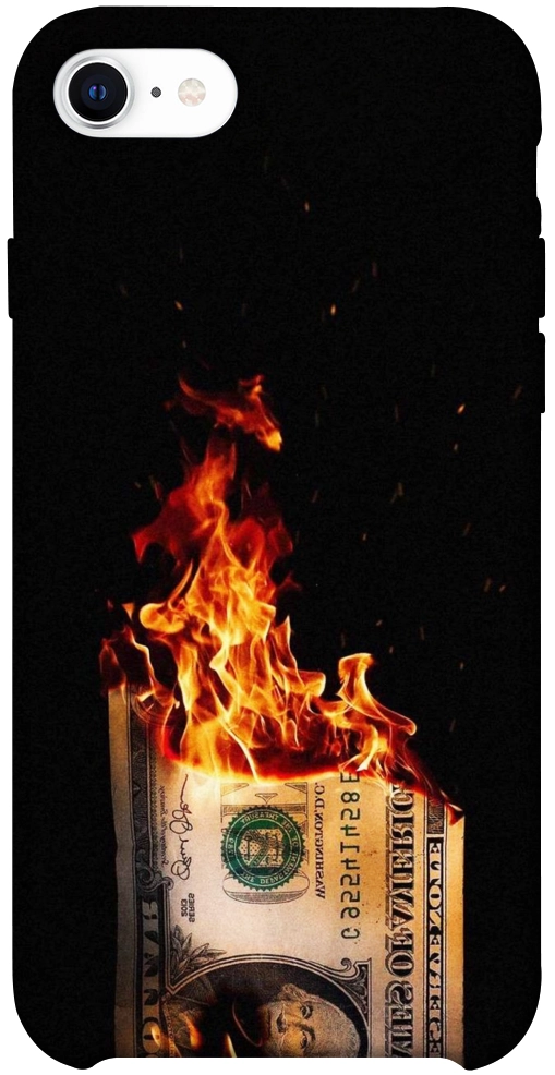 Чехол Money burn для iPhone SE (2020)