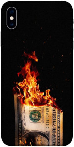 Чехол Money burn для iPhone X