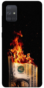 Чехол Money burn для Galaxy A71 (2020)