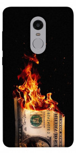 Чехол Money burn для Xiaomi Redmi Note 4X