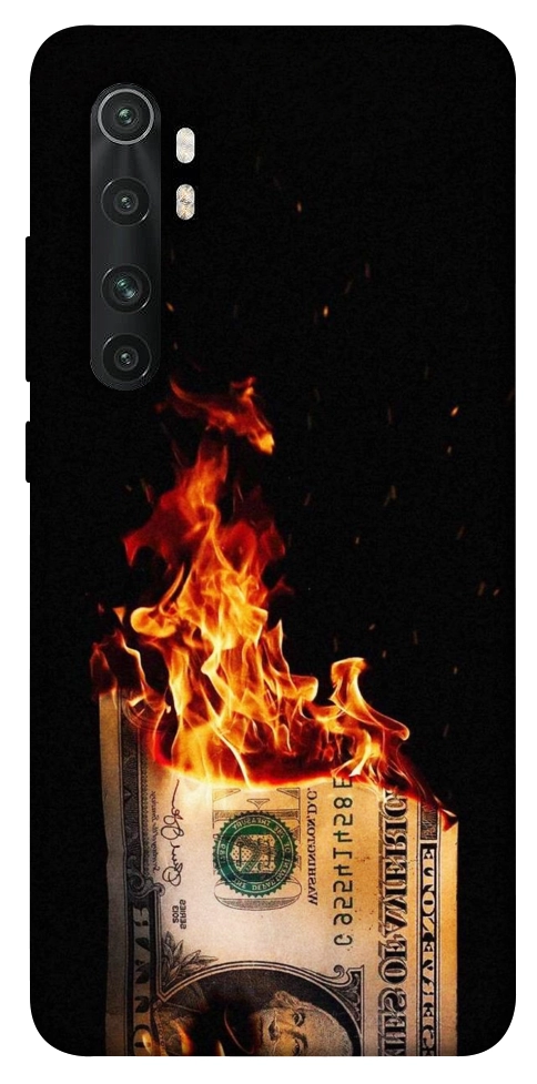 Чехол Money burn для Xiaomi Mi Note 10 Lite