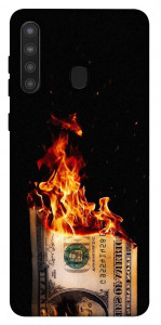 Чехол Money burn для Galaxy A21