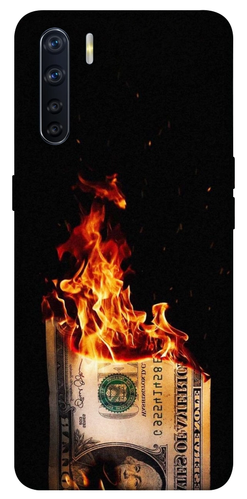 Чохол Money burn для Oppo A91