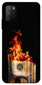Чехол Money burn для Xiaomi Poco M3