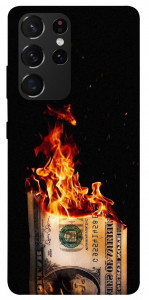 Чехол Money burn для Galaxy S21 Ultra
