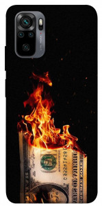 Чехол Money burn для Xiaomi Redmi Note 10