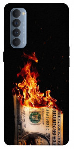 Чехол Money burn для Oppo Reno 4 Pro