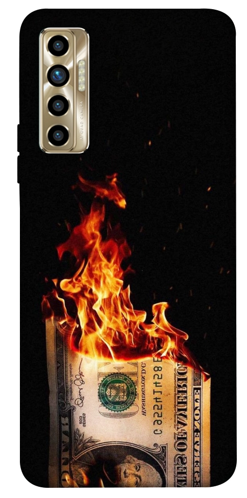 Чехол Money burn для TECNO Camon 17P