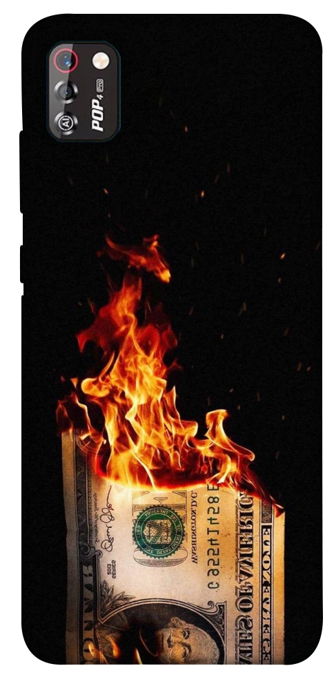 Чехол Money burn для TECNO POP 4 Pro