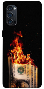 Чехол Money burn для Oppo Reno 4 Pro 5G