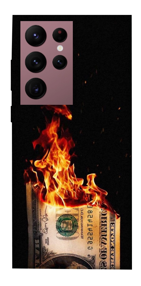 Чохол Money burn для Galaxy S22 Ultra