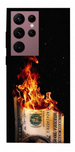 Чехол Money burn для Galaxy S22 Ultra