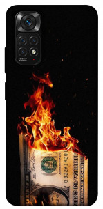 Чехол Money burn для Xiaomi Redmi Note 11 (Global)