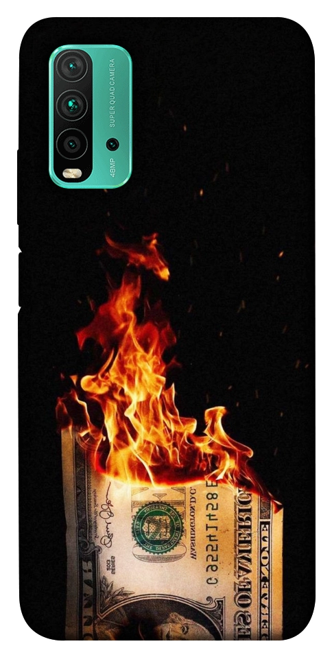 Чохол Money burn для Xiaomi Redmi Note 9 4G