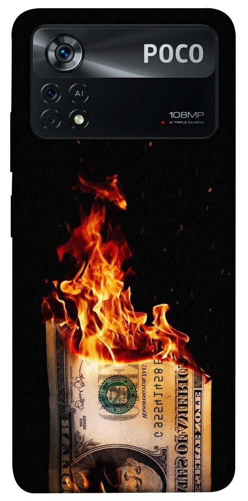 Чохол Money burn для Xiaomi Poco X4 Pro