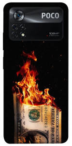 Чехол Money burn для Xiaomi Poco X4 Pro