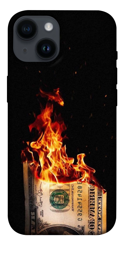 Чохол Money burn для iPhone 14