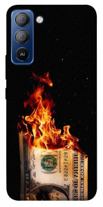 Чохол Money burn для TECNO Pop 5 Pro