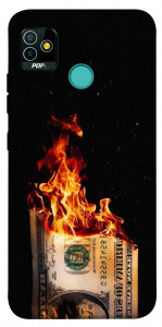 Чехол Money burn для TECNO Pop 5