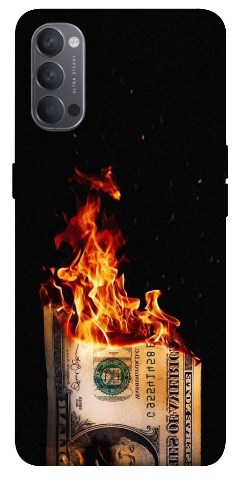 Чехол Money burn для Oppo Reno 4