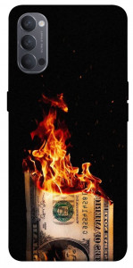 Чехол Money burn для Oppo Reno 4
