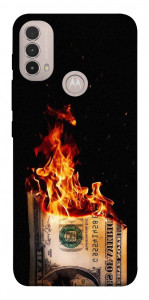 Чехол Money burn для Motorola Moto E40