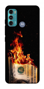 Чохол Money burn для Motorola Moto G60