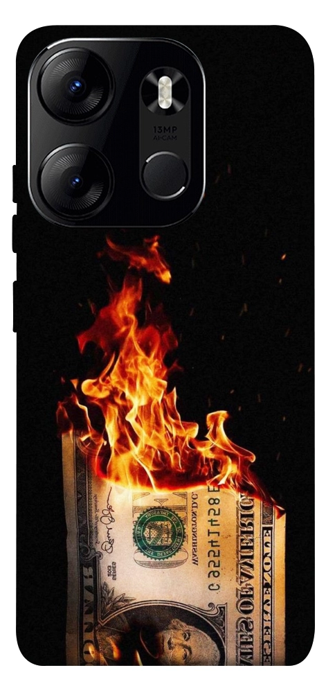 Чохол Money burn для Tecno Spark Go 2023