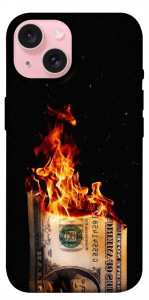 Чехол Money burn для iPhone 15