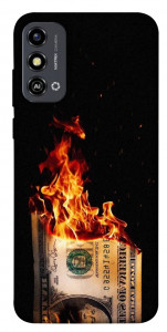 Чохол Money burn для ZTE Blade A53