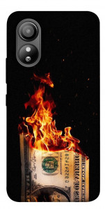 Чехол Money burn для ZTE Blade L220
