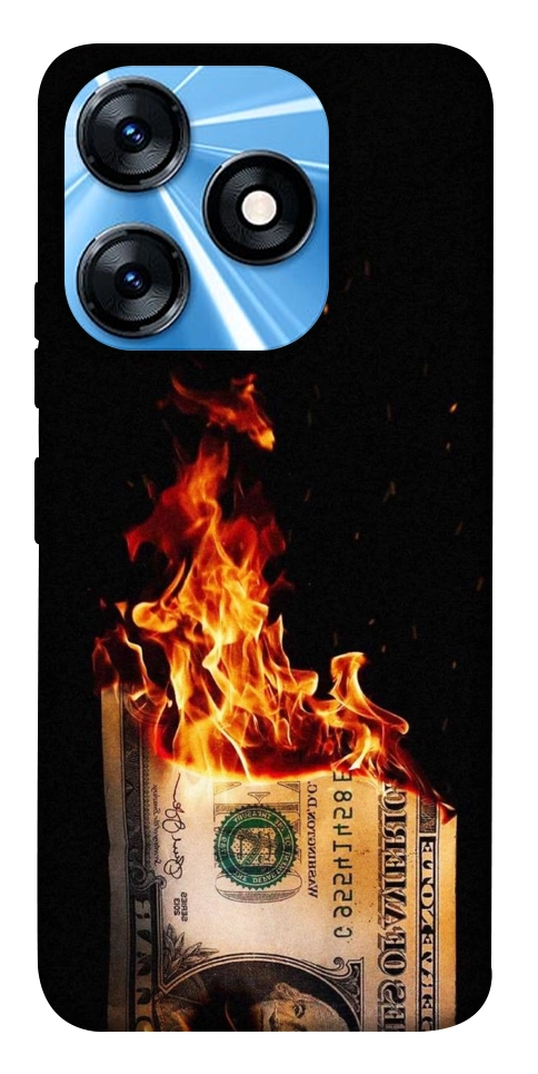 Чехол Money burn для TECNO Spark 10