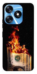Чохол Money burn для TECNO Spark 10