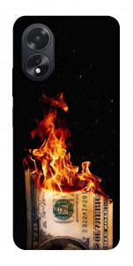 Чехол Money burn для Oppo A38