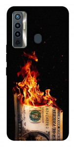 Чехол Money burn для TECNO Camon 17