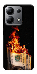 Чехол Money burn для Xiaomi Redmi Note 13 4G