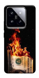 Чехол Money burn для Xiaomi 14 Pro