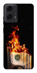 Чехол Money burn для Motorola Moto G24